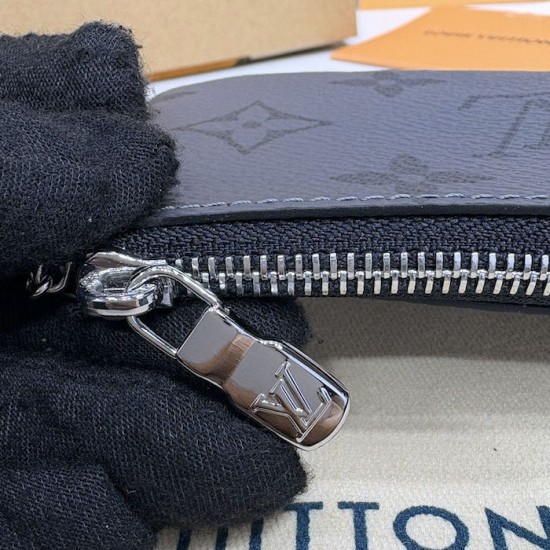 Louis Vuitton Key Pouch Grey Monogram Louis Vuitton Key Pouch Grey Monogram