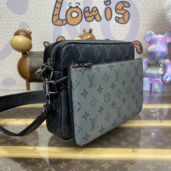 Louis Vuitton Monogram Eclipse Trio Messenger M69443 Louis Vuitton Monogram Eclipse Trio Messenger M69443