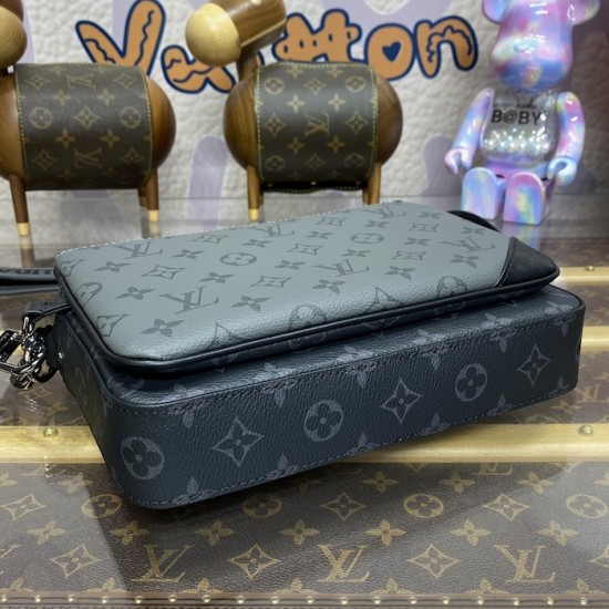Louis Vuitton Monogram Eclipse Trio Messenger M69443 Louis Vuitton Monogram Eclipse Trio Messenger M69443