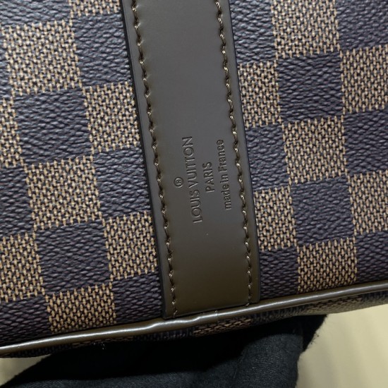 Louis Vuitton Damier Ebene Keepall Bandoulière 55 N41414 Louis Vuitton Damier Ebene Keepall Bandoulière 55 N41414