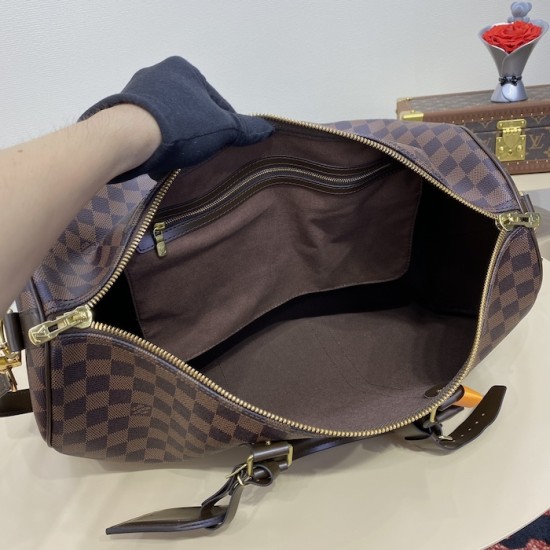 Louis Vuitton Damier Ebene Keepall Bandoulière 45 N41428 Louis Vuitton Damier Ebene Keepall Bandoulière 45 N41428