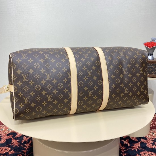 Louis Vuitton Monogram Canvas Keepall Bandoulière 55 M41414 Louis Vuitton Monogram Canvas Keepall Bandoulière 55 M41414
