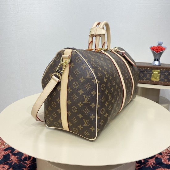 Louis Vuitton Monogram Canvas Keepall Bandoulière 50 M41416 Louis Vuitton Monogram Canvas Keepall Bandoulière 50 M41416