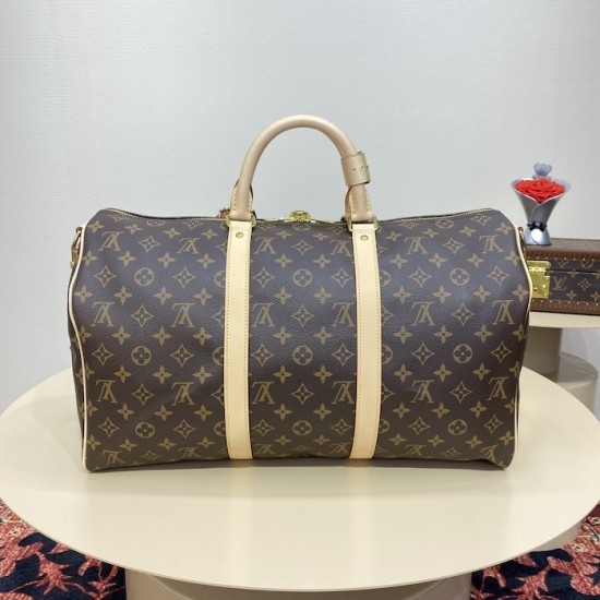 Louis Vuitton Monogram Canvas Keepall Bandoulière 45 M41418 Louis Vuitton Monogram Canvas Keepall Bandoulière 45 M41418
