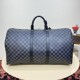 Louis Vuitton Damier Graphite Keepall Bandoulière 55 N41413 Louis Vuitton Damier Graphite Keepall Bandoulière 55 N41413