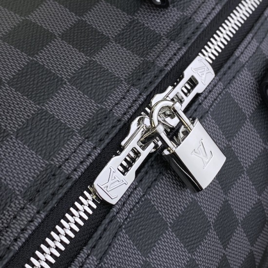 Louis Vuitton Damier Graphite Keepall Bandoulière 55 N41413 Louis Vuitton Damier Graphite Keepall Bandoulière 55 N41413