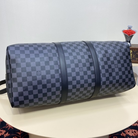 Louis Vuitton Damier Graphite Keepall Bandoulière 50 N41415 Louis Vuitton Damier Graphite Keepall Bandoulière 50 N41415