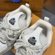 Replica LV Skate Sneaker - high quality 1:1 AAA Replica Louis Vuitton LV Skate Sneaker in Black and monogram canvas - front view