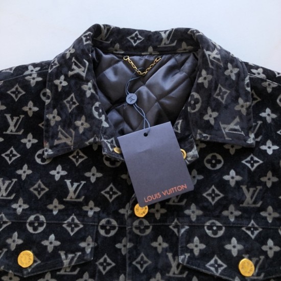 Louis Vuitton Monogram Denim Jacket 1AF759 Louis Vuitton Monogram Denim Jacket 1AF759