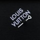 Louis Vuitton Signature Short-Sleeved Cotton Crewneck Black Louis Vuitton Signature Short-Sleeved Cotton Crewneck Black