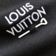 Louis Vuitton Signature Short-Sleeved Cotton Crewneck Black Louis Vuitton Signature Short-Sleeved Cotton Crewneck Black