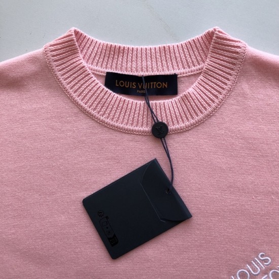 Louis Vuitton Signature Short-Sleeved Cotton Crewneck 1AFPST Louis Vuitton Signature Short-Sleeved Cotton Crewneck 1AFPST