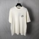 Louis Vuitton Signature Short-Sleeved Cotton Crewneck White Louis Vuitton Signature Short-Sleeved Cotton Crewneck White