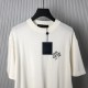 Louis Vuitton Signature Short-Sleeved Cotton Crewneck White Louis Vuitton Signature Short-Sleeved Cotton Crewneck White