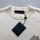 Louis Vuitton Signature Short-Sleeved Cotton Crewneck White Louis Vuitton Signature Short-Sleeved Cotton Crewneck White