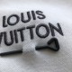 Louis Vuitton Signature Short-Sleeved Cotton Crewneck White Louis Vuitton Signature Short-Sleeved Cotton Crewneck White