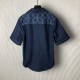 Louis Vuitton Printed Short-Sleeved Denim Shirt 1AFVQL Louis Vuitton Printed Short-Sleeved Denim Shirt 1AFVQL