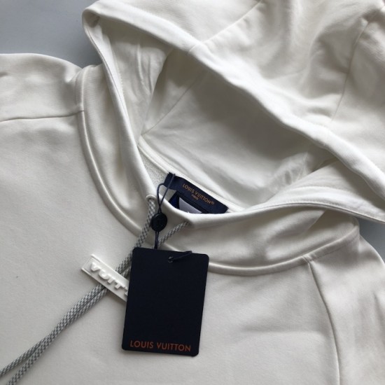 Louis Vuitton Signature Cotton Hoodie 1AFVUN Louis Vuitton Signature Cotton Hoodie 1AFVUN