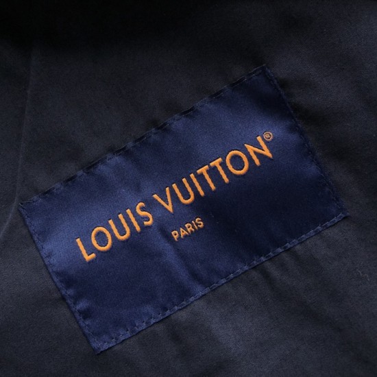 Louis Vuitton Embroidered Denim Workwear Jacket 1AFWXO Louis Vuitton Embroidered Denim Workwear Jacket 1AFWXO