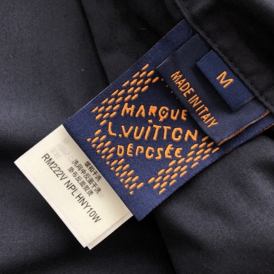 Louis Vuitton Embroidered Denim Workwear Jacket 1AFWXO Louis Vuitton Embroidered Denim Workwear Jacket 1AFWXO
