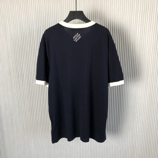 Louis Vuitton Graphic Intarsia Short-Sleeved Cotton Crewneck 1AFXR7 Louis Vuitton Graphic Intarsia Short-Sleeved Cotton Crewneck 1AFXR7