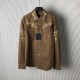 Louis Vuitton Embroidered Long-Sleeved Wool Shirt 1AFXT4 Louis Vuitton Embroidered Long-Sleeved Wool Shirt 1AFXT4