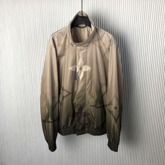 Louis Vuitton Monogram Printed Light Nylon Windbreaker 1AFYAQ Louis Vuitton Monogram Printed Light Nylon Windbreaker 1AFYAQ