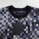 Louis Vuitton LV Lovers Damoflage Jacquard Pullover 1AGHTO Louis Vuitton LV Lovers Damoflage Jacquard Pullover 1AGHTO
