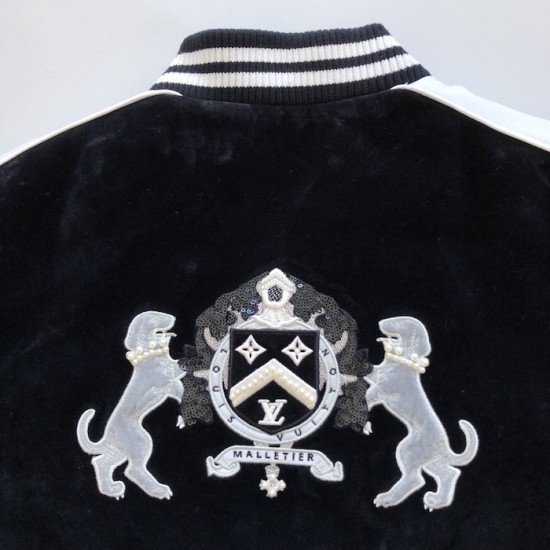 Louis Vuitton Denim Velvet Souvenir Jacket 1AGIMK Louis Vuitton Denim Velvet Souvenir Jacket 1AGIMK