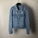 Louis Vuitton Denim Trucker Jacket 1AGING Louis Vuitton Denim Trucker Jacket 1AGING