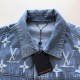 Louis Vuitton Denim Trucker Jacket 1AGING Louis Vuitton Denim Trucker Jacket 1AGING