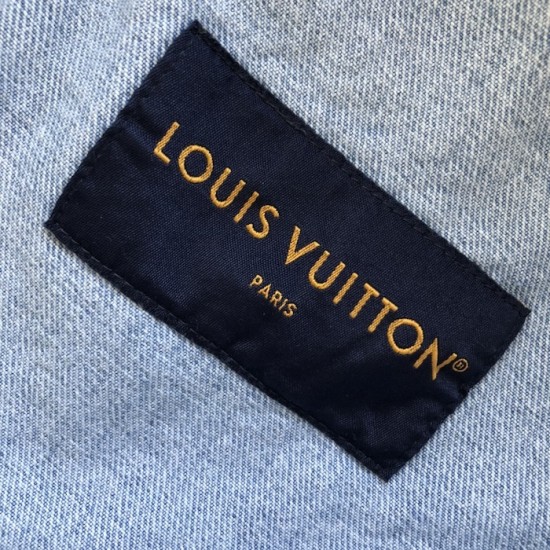 Louis Vuitton Denim Trucker Jacket 1AGING Louis Vuitton Denim Trucker Jacket 1AGING