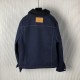 Louis Vuitton Wintery Workwear Denim Jacket 1AGIO7 Louis Vuitton Wintery Workwear Denim Jacket 1AGIO7