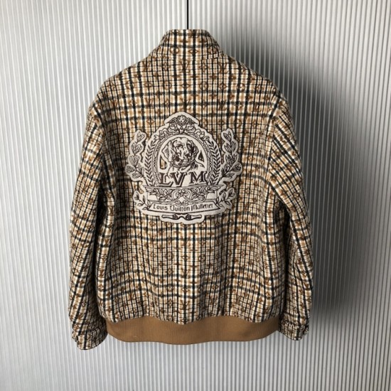 Louis Vuitton Monogram Wool Harrington Blouson 1AGIP7 Louis Vuitton Monogram Wool Harrington Blouson 1AGIP7