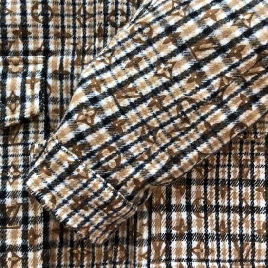 Louis Vuitton Monogram Wool Harrington Blouson 1AGIP7 Louis Vuitton Monogram Wool Harrington Blouson 1AGIP7