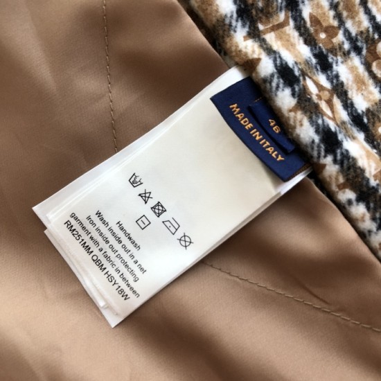 Louis Vuitton Monogram Wool Harrington Blouson 1AGIP7 Louis Vuitton Monogram Wool Harrington Blouson 1AGIP7