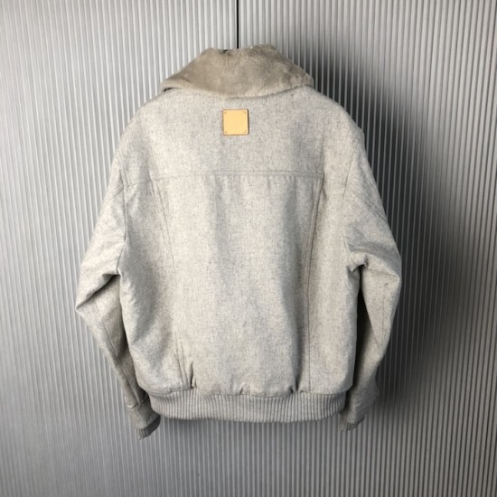 Louis Vuitton Wool Blouson With Shearling Collar 1AGIRY Louis Vuitton Wool Blouson With Shearling Collar 1AGIRY