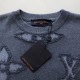 Louis Vuitton Textured Cotton Crewneck 1AGJRE Louis Vuitton Textured Cotton Crewneck 1AGJRE