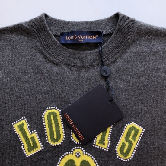 Louis Vuitton Embellished Short-Sleeved Cotton Crewneck 1AGJSB Louis Vuitton Embellished Short-Sleeved Cotton Crewneck 1AGJSB