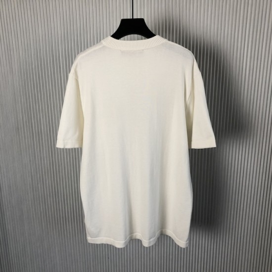 Louis Vuitton Embellished Short-Sleeved Cotton Crewneck 1AGJTZ Louis Vuitton Embellished Short-Sleeved Cotton Crewneck 1AGJTZ