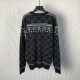Louis Vuitton Jacquard Wool Pullover 1AGJU8 Louis Vuitton Jacquard Wool Pullover 1AGJU8