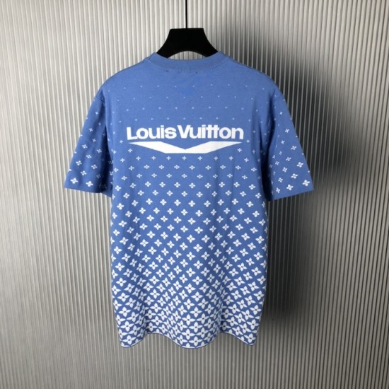 Louis Vuitton Knitted Cotton T-Shirt 1AGJUG Louis Vuitton Knitted Cotton T-Shirt 1AGJUG