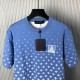 Louis Vuitton Knitted Cotton T-Shirt 1AGJUG Louis Vuitton Knitted Cotton T-Shirt 1AGJUG