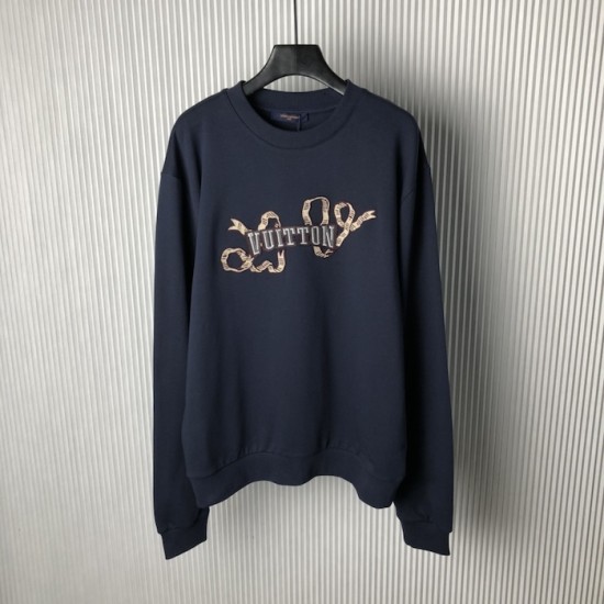 Louis Vuitton Embroidered Cotton Crewneck 1AGJXV Louis Vuitton Embroidered Cotton Crewneck 1AGJXV