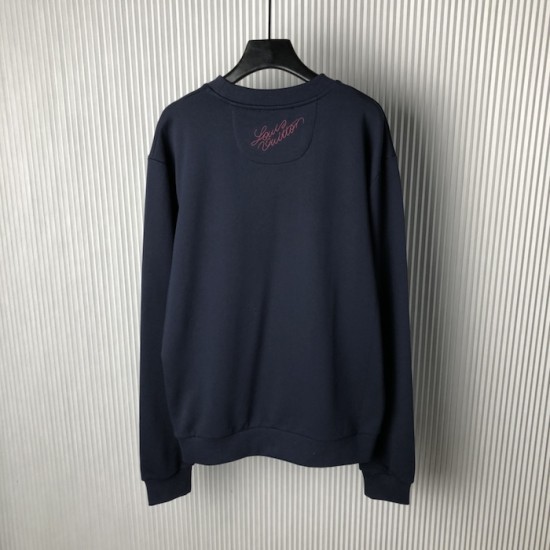 Louis Vuitton Embroidered Cotton Crewneck 1AGJXV Louis Vuitton Embroidered Cotton Crewneck 1AGJXV