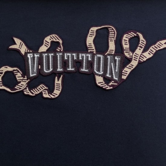 Louis Vuitton Embroidered Cotton Crewneck 1AGJXV Louis Vuitton Embroidered Cotton Crewneck 1AGJXV