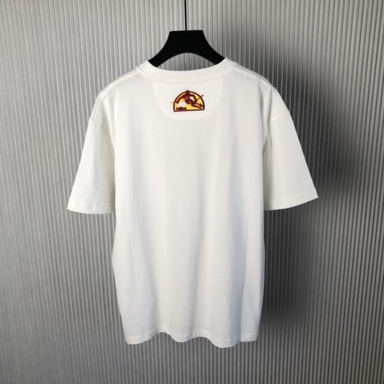 Louis Vuitton Printed Cotton T-Shirt 1AGK25 Louis Vuitton Printed Cotton T-Shirt 1AGK25