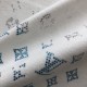 Louis Vuitton Monogram Gradient Embellished Short-Sleeved Crewneck White Louis Vuitton Monogram Gradient Embellished Short-Sleeved Crewneck White