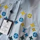 Luxury Floral Monogram Short Shirt - Premium Replica Design Replica LV-Inspired Monogram Flowers Short Shirt - Floral Embroidered Summer Top