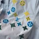 Luxury Floral Monogram Short Shirt - Premium Replica Design Replica LV-Inspired Monogram Flowers Short Shirt - Floral Embroidered Summer Top